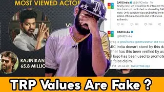 Shocking: False TRP Reports By Thalapathy Fans ? 😠 | My Reply To Some Bhakthas 😅 |Reports Are True