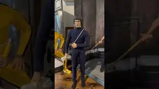 Bruce Lee Hot Toys Figure Display Stands and Figures