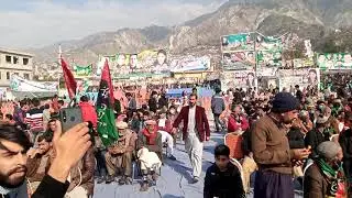 Pdm power show in Muzaffarabad