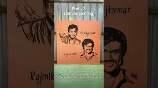 🎨✨ Harshith's mesmerizing canvas paintings!🖼️ #artisticshorts  #canvas  #youtubeshorts #artist #art
