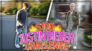 Dress Like JUSTIN BIEBER for $100 CHALLENGE!