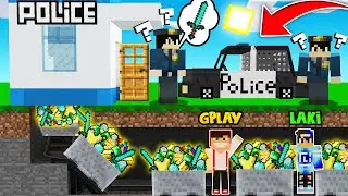 GPLAY PODSTĘPEM WYWOZI RZECZY Z KOMISARIATU POLICJI Z LAKIM W MINECRAFT?!