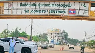 Thailand&ndash;Laos Border crossing by Car🚗 | One Step Closer to My Australia to Pakistan Road Trip Dream🌏