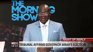 Governor Mba and Tribunal