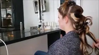 Mermaid braid, bridal princess upstyle, bruidskapsel lang haar ,fish tail