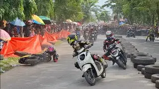 MATIC 115cc std Showroom OPEN‼️MOTOPRIX KOTIM OPEN RACE 2025.sirkuit non permanen taman kota sampit.