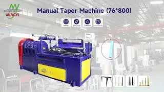 76*800 full automatic taper machine make the original round pipe end reduing.
