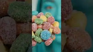 SKITTLES-INFUSED NERDS RAINBOW CRUNCH CLUSTER TEAL HOST ASMR! 🌈💎🍭