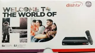 # DishTV|d2h 5x picture clarity 5.1 surround sound  model dv _5510 unboxing