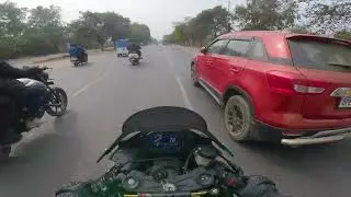 ZX6R Arrow 🔥 | Dhamakedaar Pops & Bangs 😳 | Quickshifter Sound | Raw Sound