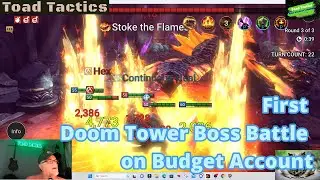 Doom Tower - First boss battle on budget account - Raid Shadow Legends