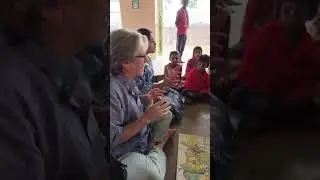 Children are learning spiritual knowledge through stories.Tales of Happy land (Spiritual world)😄