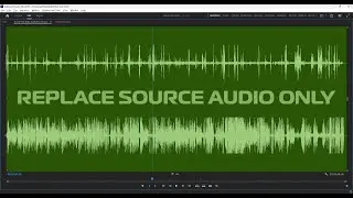 Replace Audio Source ONLY in Premiere Pro