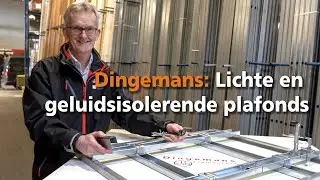 Lichte, geluidsisolerende plafonds met Dingemans C60/27