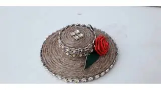 Palarie decorativa din capac de plastic - Decorative plastic cap hat