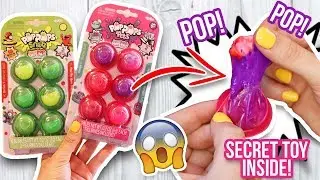 POPPING 150+ SLIME BUBBLES with SURPRISES INSIDE! Super Satisfying!