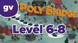 Poly Bridge 6-8: Drawn In (Solution)