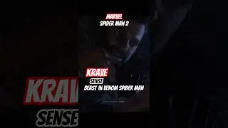 Kraven saw a beast ⚡in Venom Spiderman | Marvel Spider Man 2 #shorts