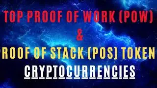 Top Proof of Work PoW and proof of stack (PoS) Tokens Bitcoin BTC Ethereum ETH