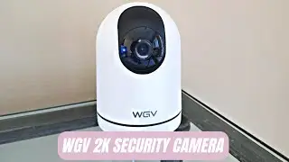 WGV 2K Security Camera with Smart Motion Dection Review & Test | Security Camera with Night Vision