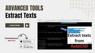 Extract texts from CAD Drawings