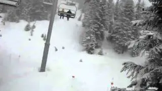 Chair Lift Experience at Grouse Mountain
