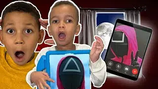 We Caught SQUID GAME MAN Calling Kyza On FaceTime…
