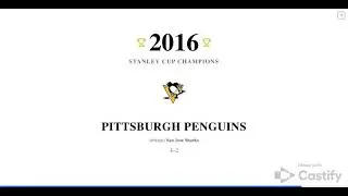 This video presents a visually engaging timeline of Stanley Cup Champions from different eras.