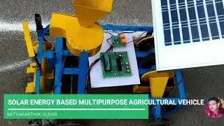 Solar Energy based Multipurpose Agricultural Robotic vehicle
#MechanicalProject
#SolarEnergy