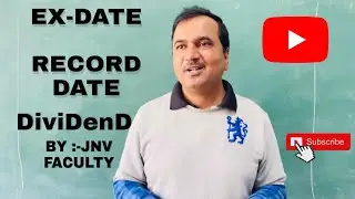 #exdate #recorddate #dividend #corporateaction #ncfmexams #ncfmacademy #class10 #class11