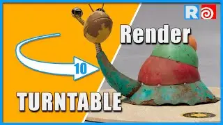 Renderman Solaris Turntable | Render the turntable | Lookdev for texture artists pt10