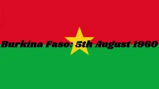 The West African Countries and Their Year of Independence