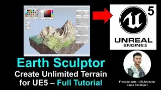 Earth Sculptor to Unreal Engine - Terrain Creator - Terrain Generator - Tutorial