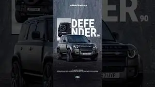 Defender Car Poster Design #DefenderCar #OffRoadAdventure #SUVLife #ExploreMore