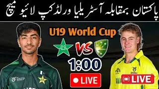 PAK U19 Vs Live Match | Live Streaming | Pakistan Vs Australia World Cup Semi Final Live Streaming