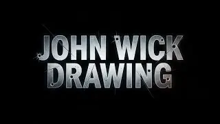 John Wick Time Lapse Drawing