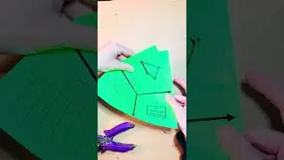 Geometric rotation in the coordinate plane using a hole punch
