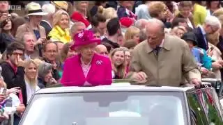Prince Philip telling the Queen Mobile driver to 
