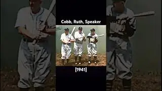 Ty Cobb &bull; Babe Ruth &bull; Tris Speaker #history #trendingshorts