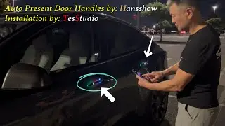 Hansshow Auto Present Door Handles for Tesla Model 3 / Y. #hansshow, #tesstudio, #modely, #model3