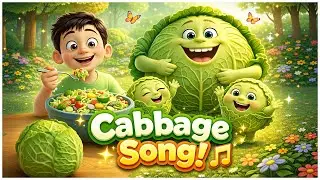 Happy Cabbage Song for kids | 