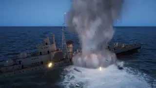 Sinking a DIDO CLASS Warship In UBOAT!