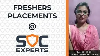 Magic Happened at SOC Experts - Saman Arsh | Netsurion | Cybersecurity Jobs for Freshers