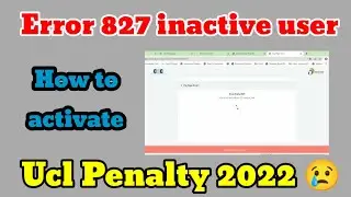 Error 827 Inactive user Csc || Payment failed in Csc || csc ucl penalty 2022