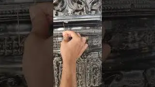 The detailed carvings of Ramappa temple #ramappatemple #unescoworldheritage #trending #kakatiya
