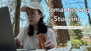 Romanticizing Studying 🌷💫&nbsp;Study Vlog at Lithia Park (+ 1 hour study session real time)