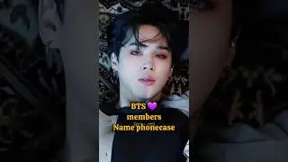 bts Name phonecase #bts #love  #members #whatsappstatus #kpopgroup #btsarmy #fypシ゚viral #jimin