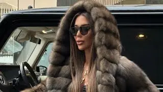 HOODED FULL LENGTH SABLE FUR COAT CAN ONLY BE WORN BY QUEENS