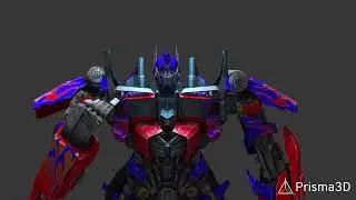 prisma 3d animation optimus prime 