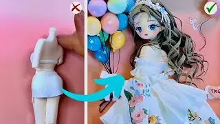 How to make a doll step by step | Cold Porcelain Clay | Clay Craft Idea Tutorial @Jenna_Handcrafts